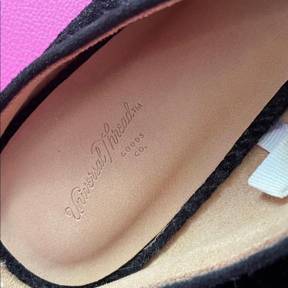 Universal Thread Angelica Bow Mules Size 8.5 Black Woven Texture Goth Fairycore - Picture 7 of 10